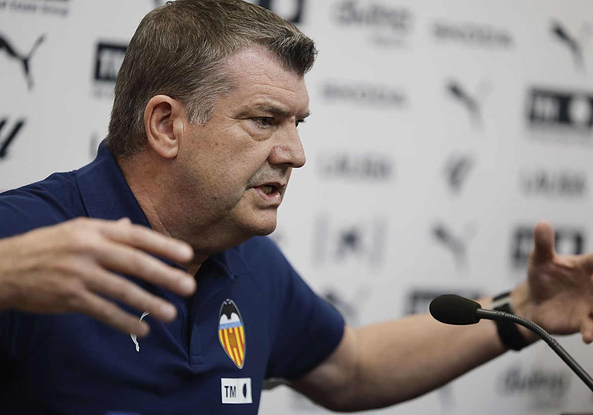 Gourlay, en la rueda de prensa de este lunes.