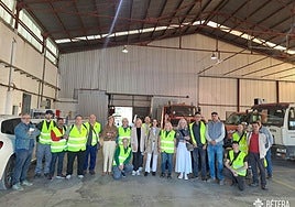 El grupo de operarios comenzó a trabajar la pasada semana.