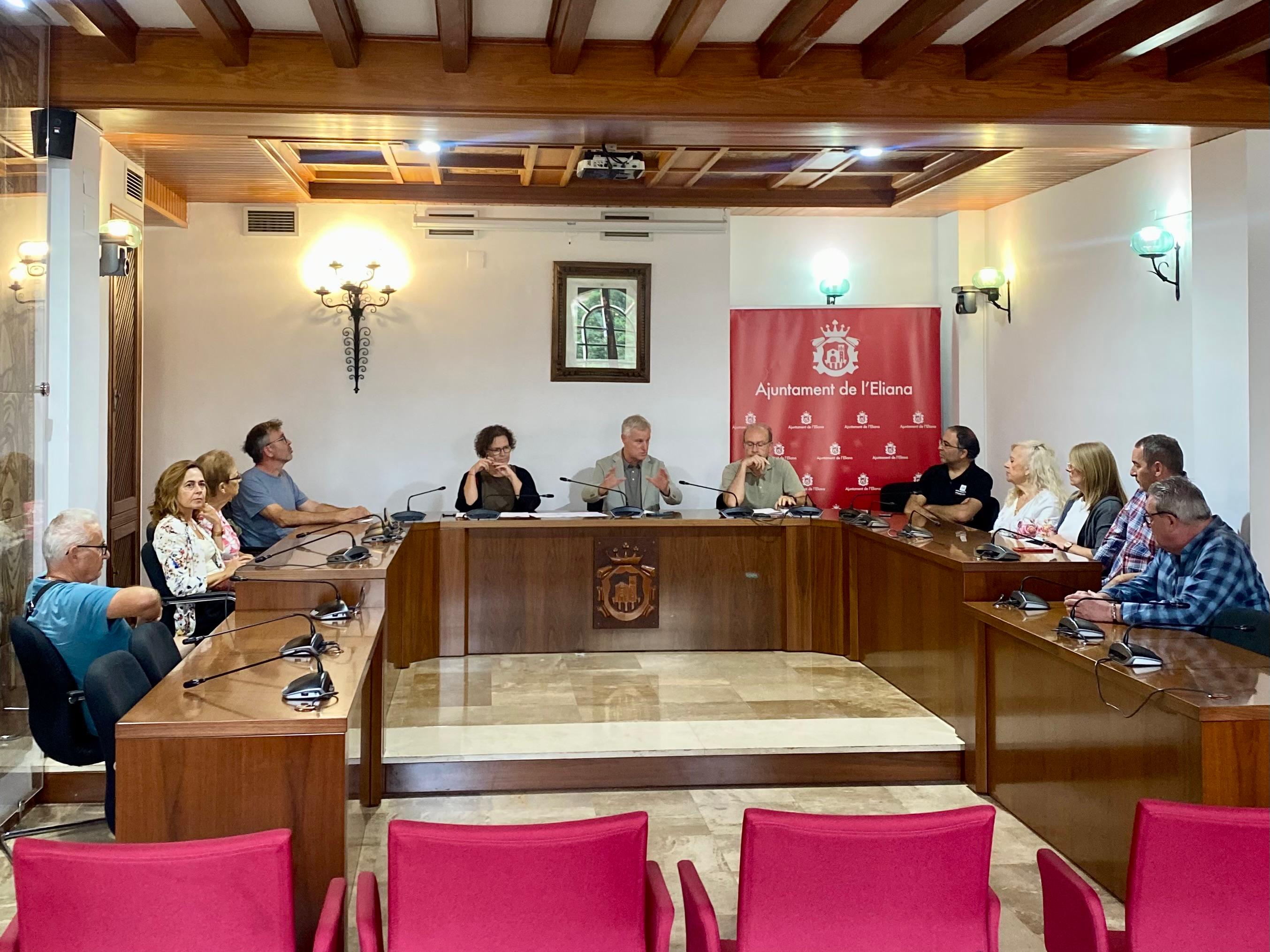 Un momento de la reunión.