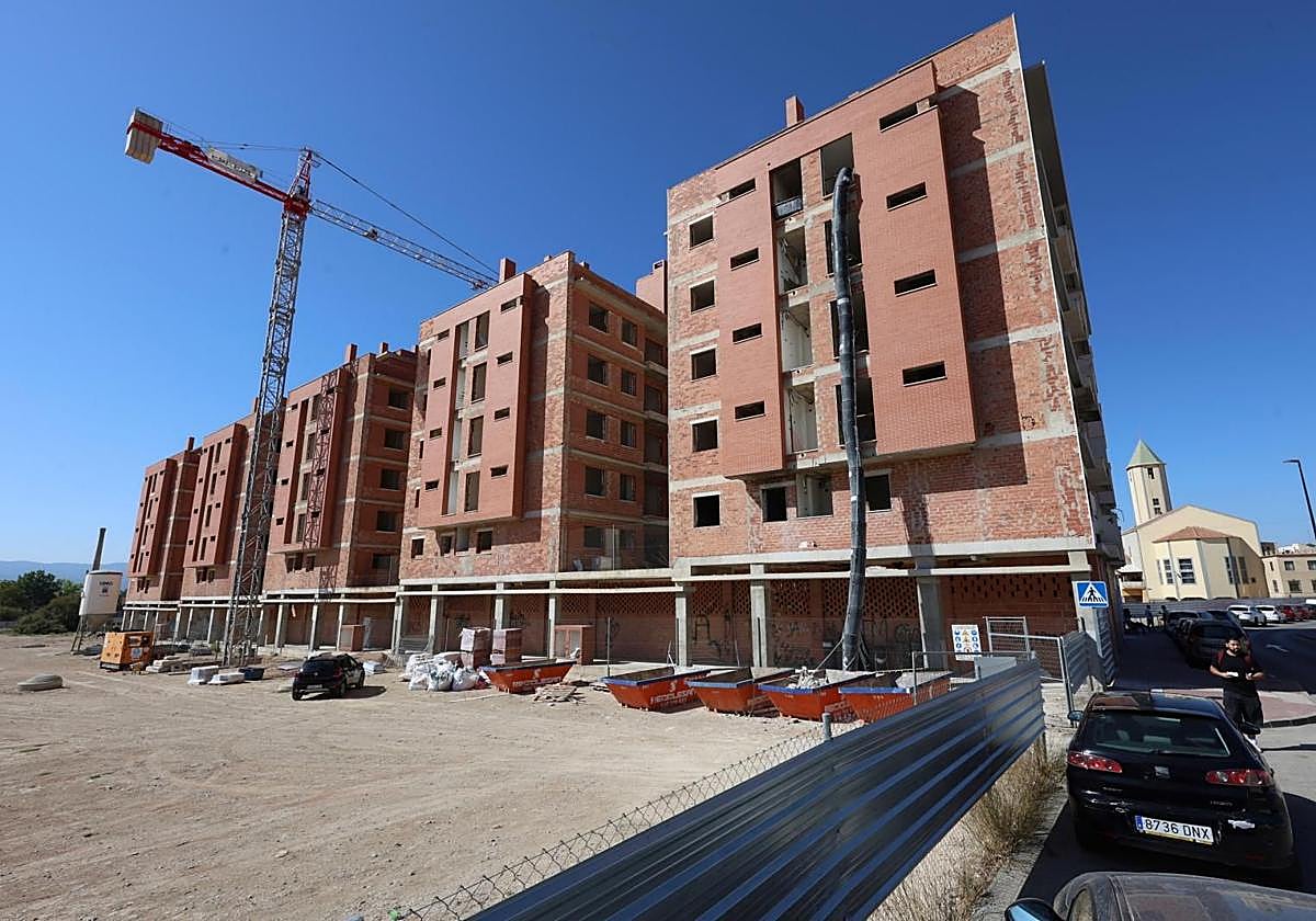 Obras en un edificio.