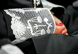 Toga de una magistrada.