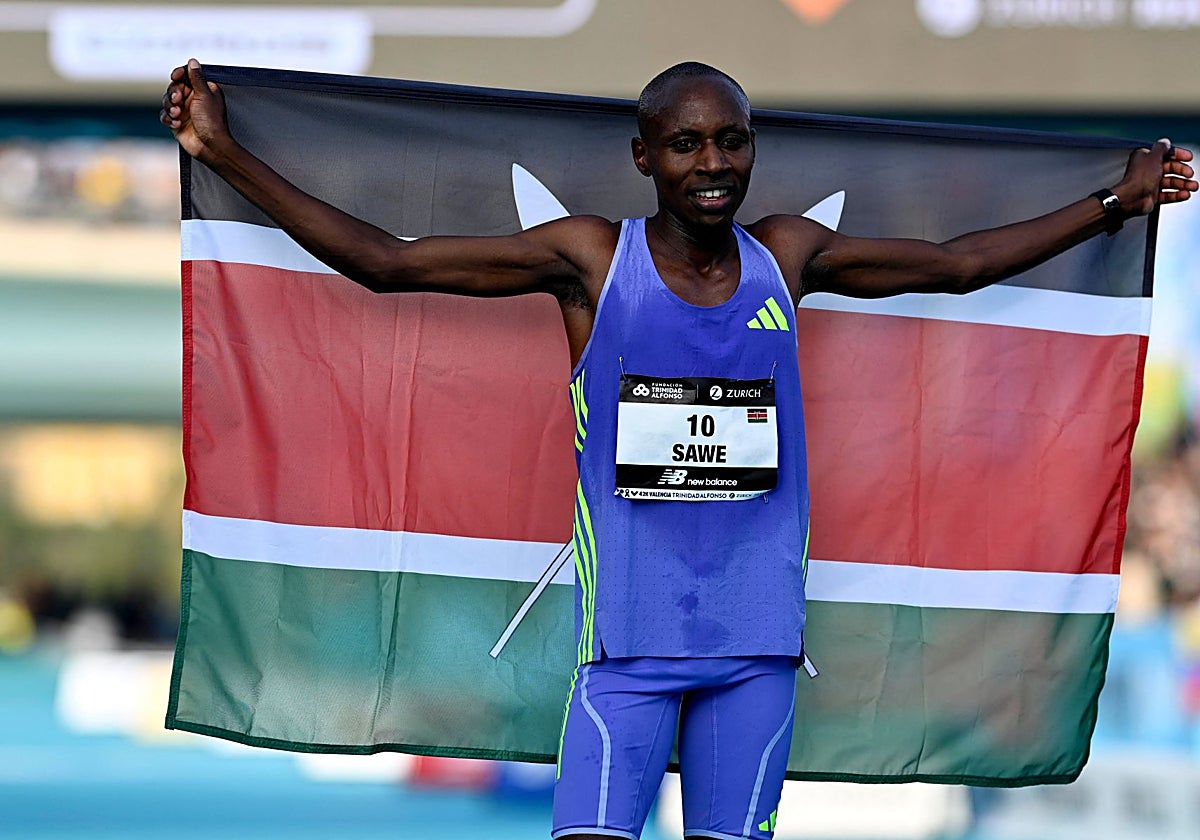 Sawe logró en 2024 la mejor marca mundial del año en maratón.