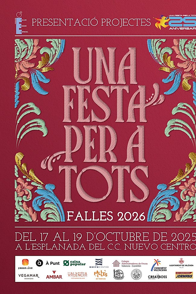 Cartel anunciador de la muestra de la Federación de Fallas de Especial.