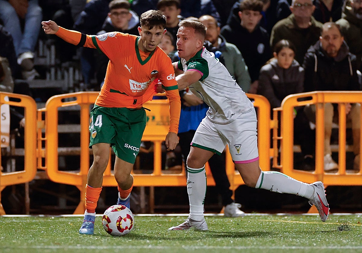 Partido del Valencia en la pasada edición de Copa del Rey.