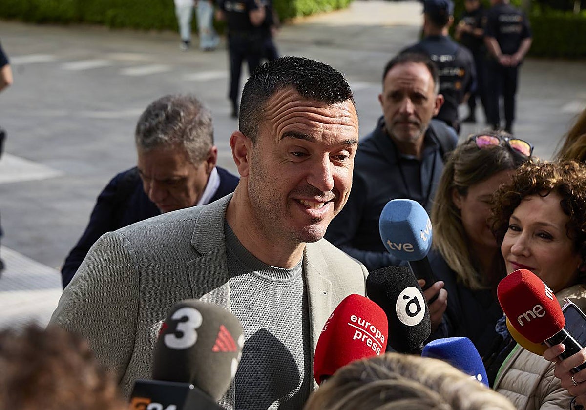 Vicente Mompó, en su declaración en el juzgado de la dana.