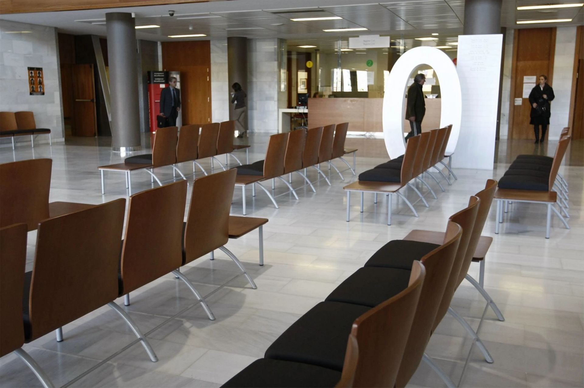 Interior de la Audiencia Provincial de Castellón.