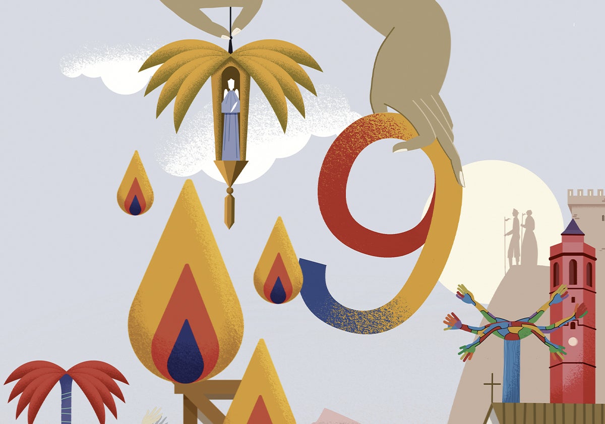 Fragmento de la ilustración de Daniel García.