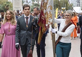 Acto de la procesión cívica del año pasado.