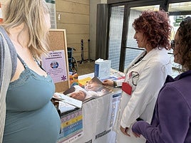 Semana de la lactancia en el Hospital de la Ribera.
