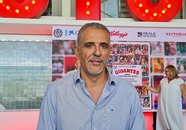 José Antonio Paraíso, durante la gala del 40 aniversario de la revista Gigantes del Basket en Málaga.
