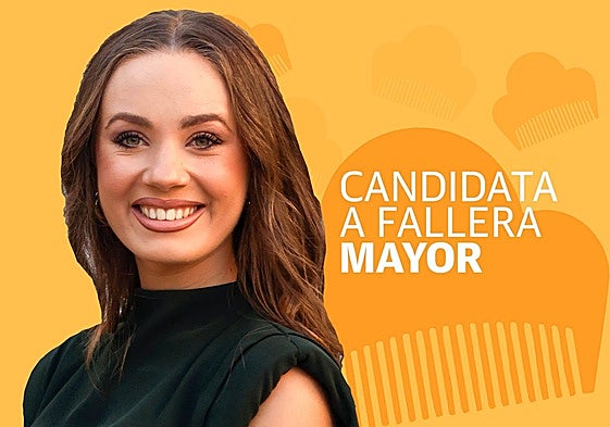 Marta Capella Guanter, candidata a fallera mayor de Valencia.