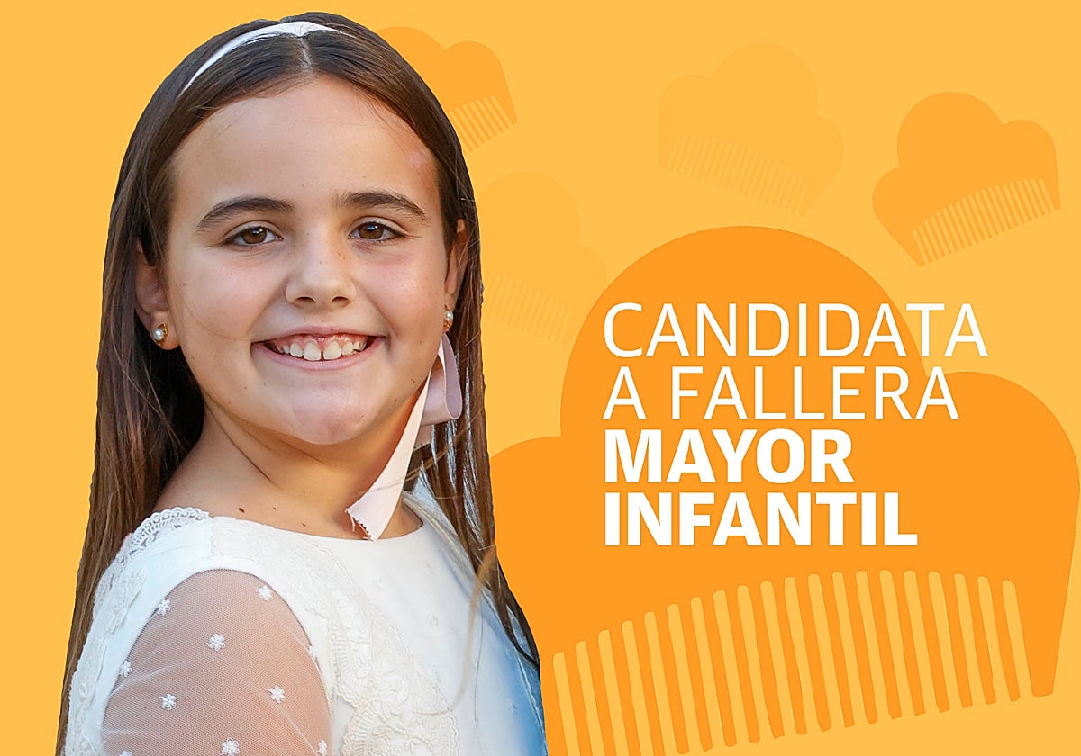 Lola López Morales, candidata a fallera mayor infantil