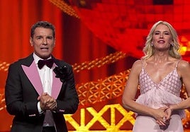 Jesús Vázquez y Valeria Mazza.