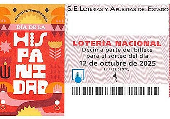 Venta de Lotería en una administración.