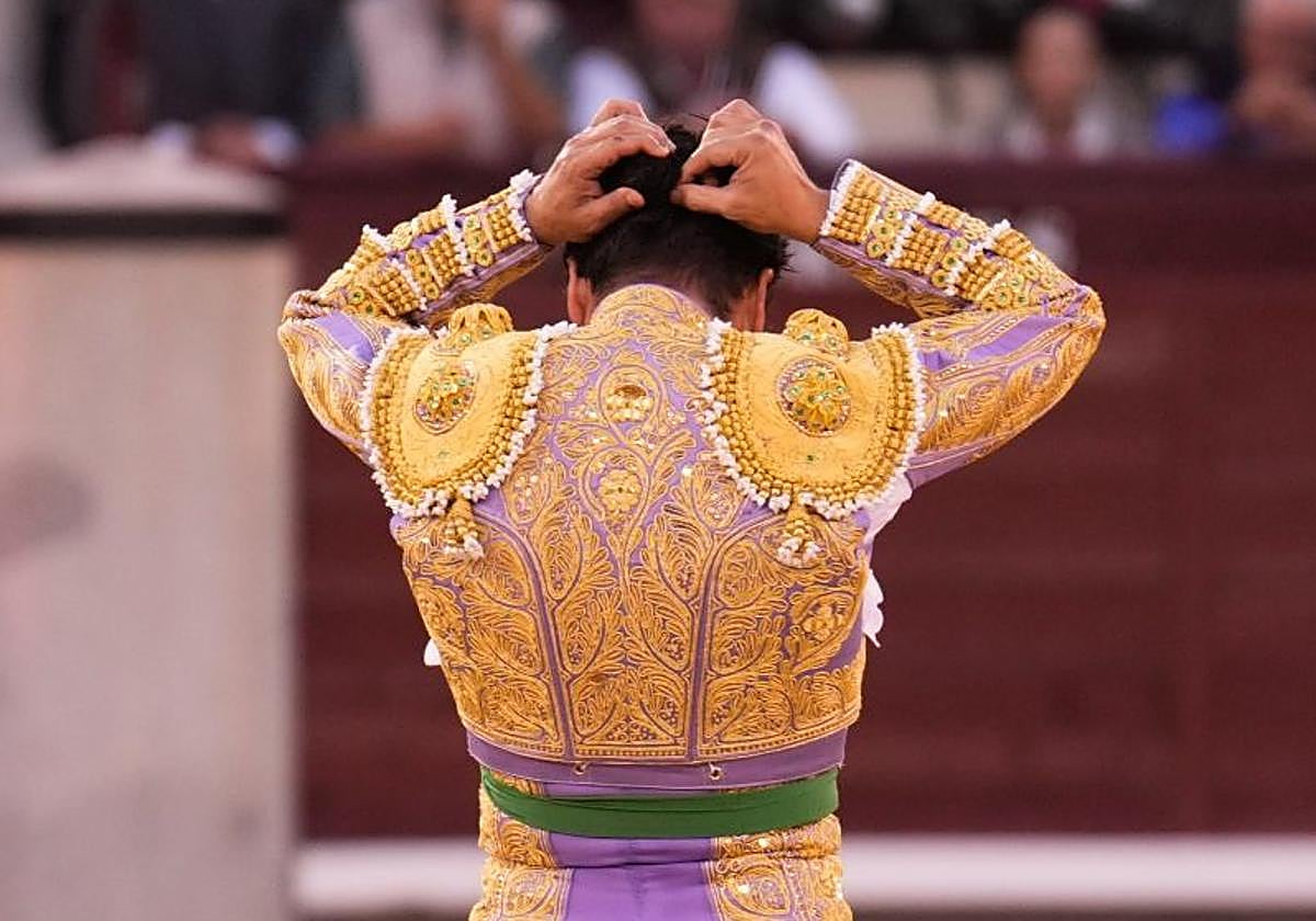 Morante, en la plaza de toros de Las Ventas.