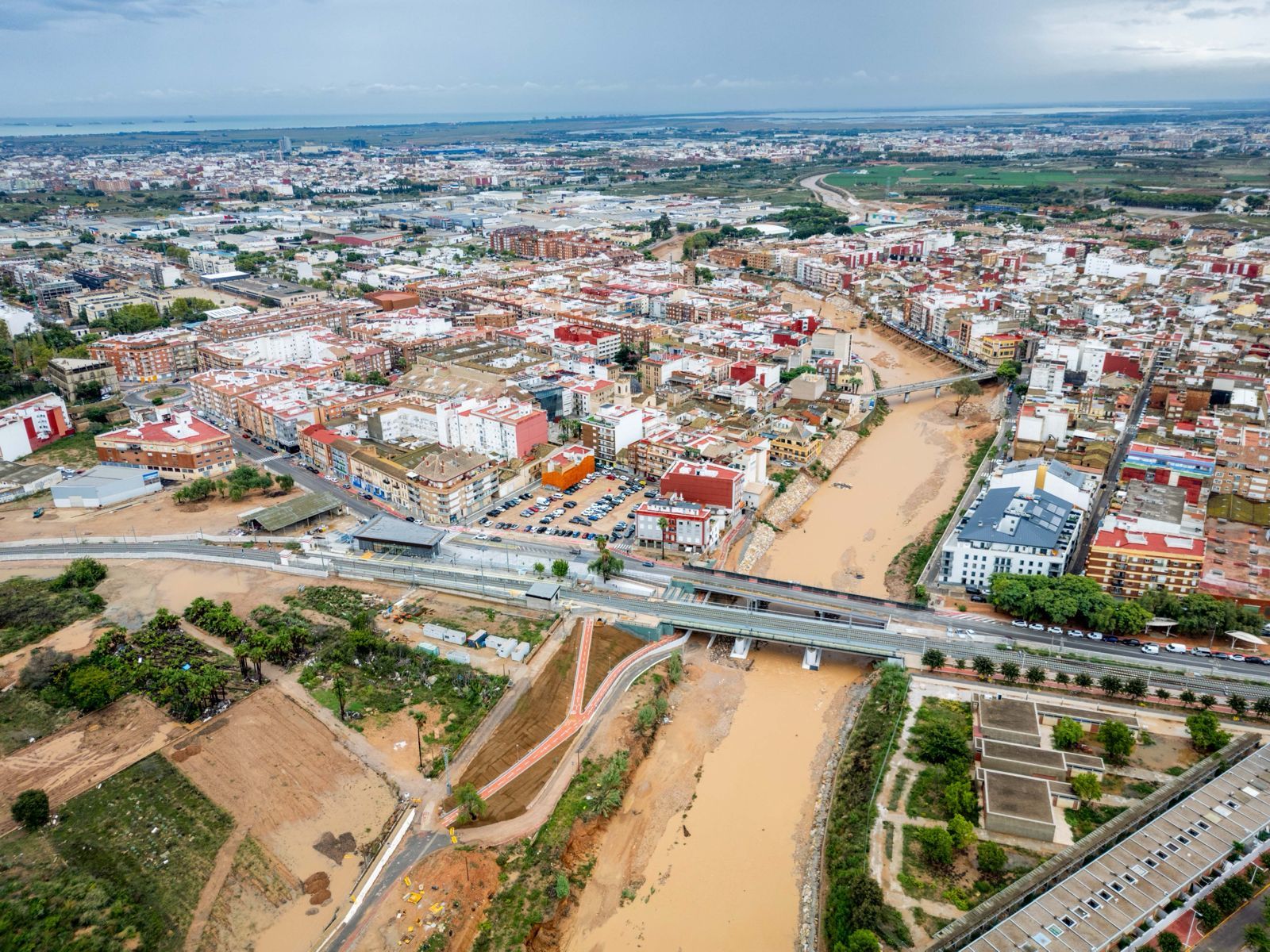 Así está el barranco del Poyo tras el paso de la dana Alice