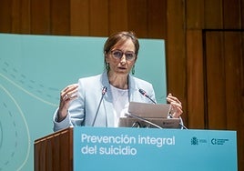 La ministra de Sanidad, Mónica García.