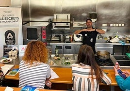 Curso de cocina celebrado la pasada semana.