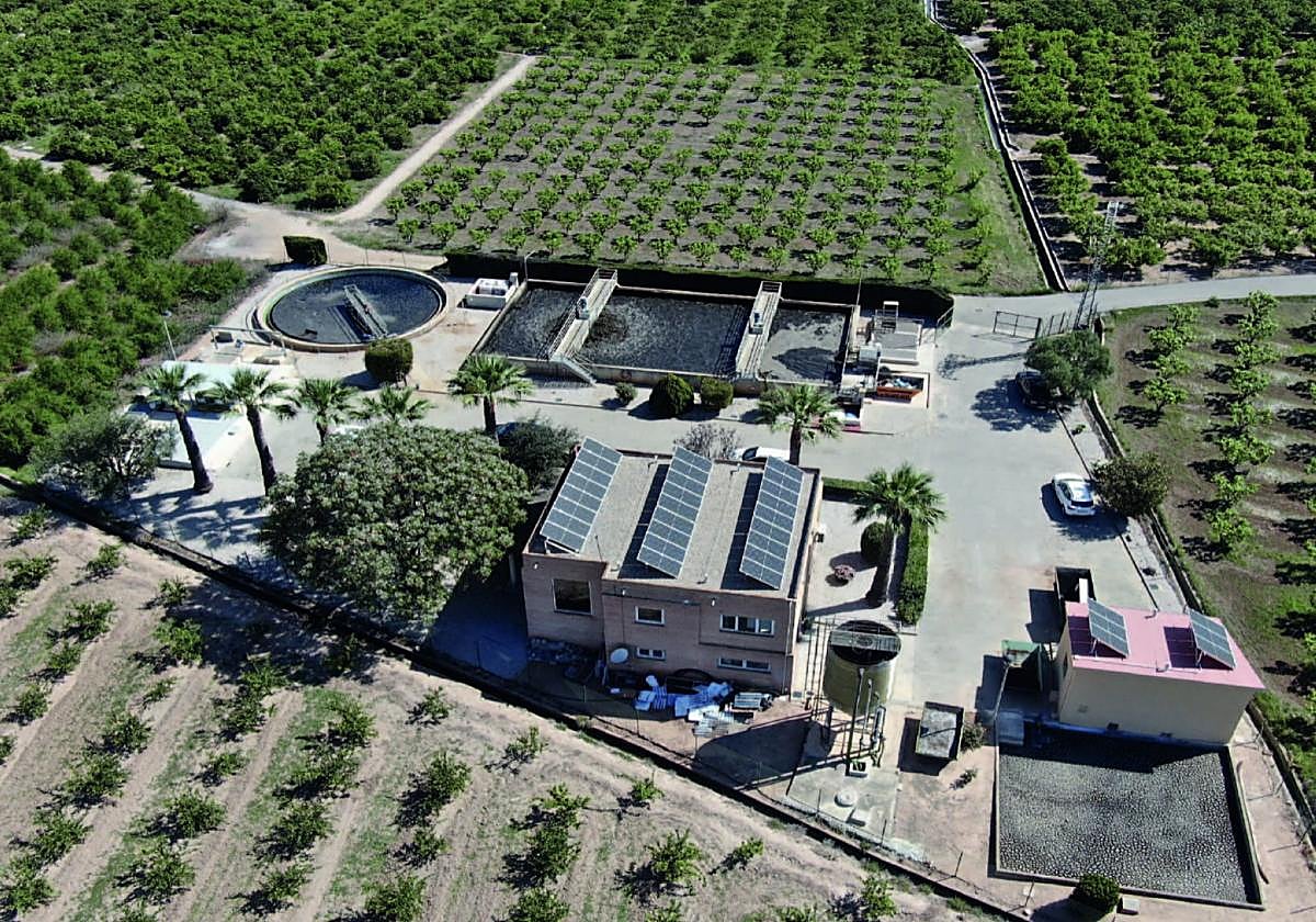 Una de las plantas de tratamiento de agua de Egevasa.