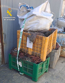 Cableado incautado en Silla.