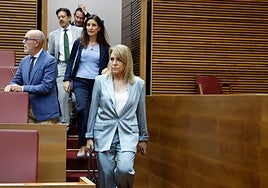 Susana Camarero, en les Corts.