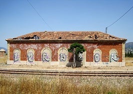 La antigua estación del tren de Cocentaina.