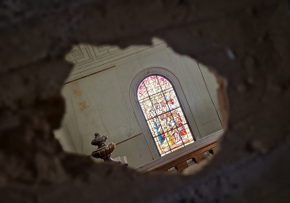 Vista interior del palacio de los Marqueses de Montortal.