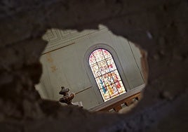 Vista interior del palacio de los Marqueses de Montortal.
