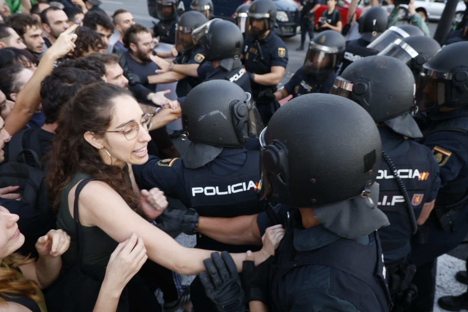 FOTOS | Protesta pro Palestina en Valencia por el Valencia Basket-Hapoel Tel Aviv