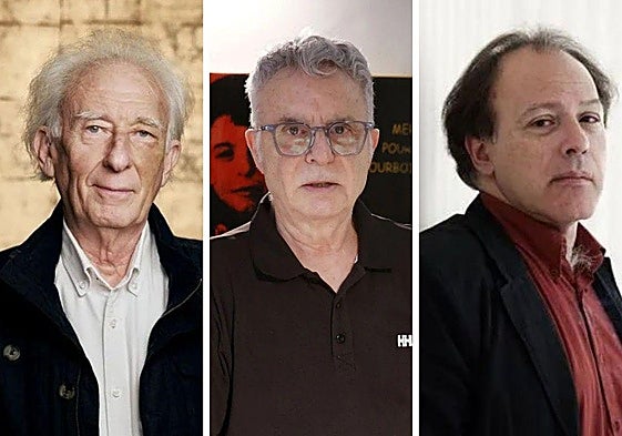 Albert Boadella, Ferran Torrent y Javier Marías.