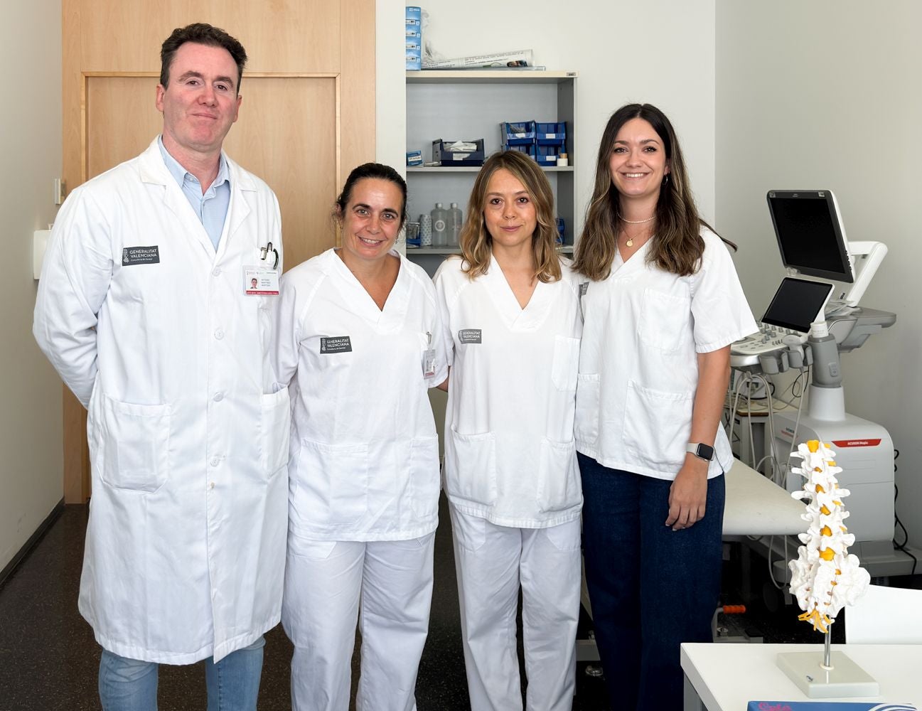 El personal de la Unidad del Dolor.