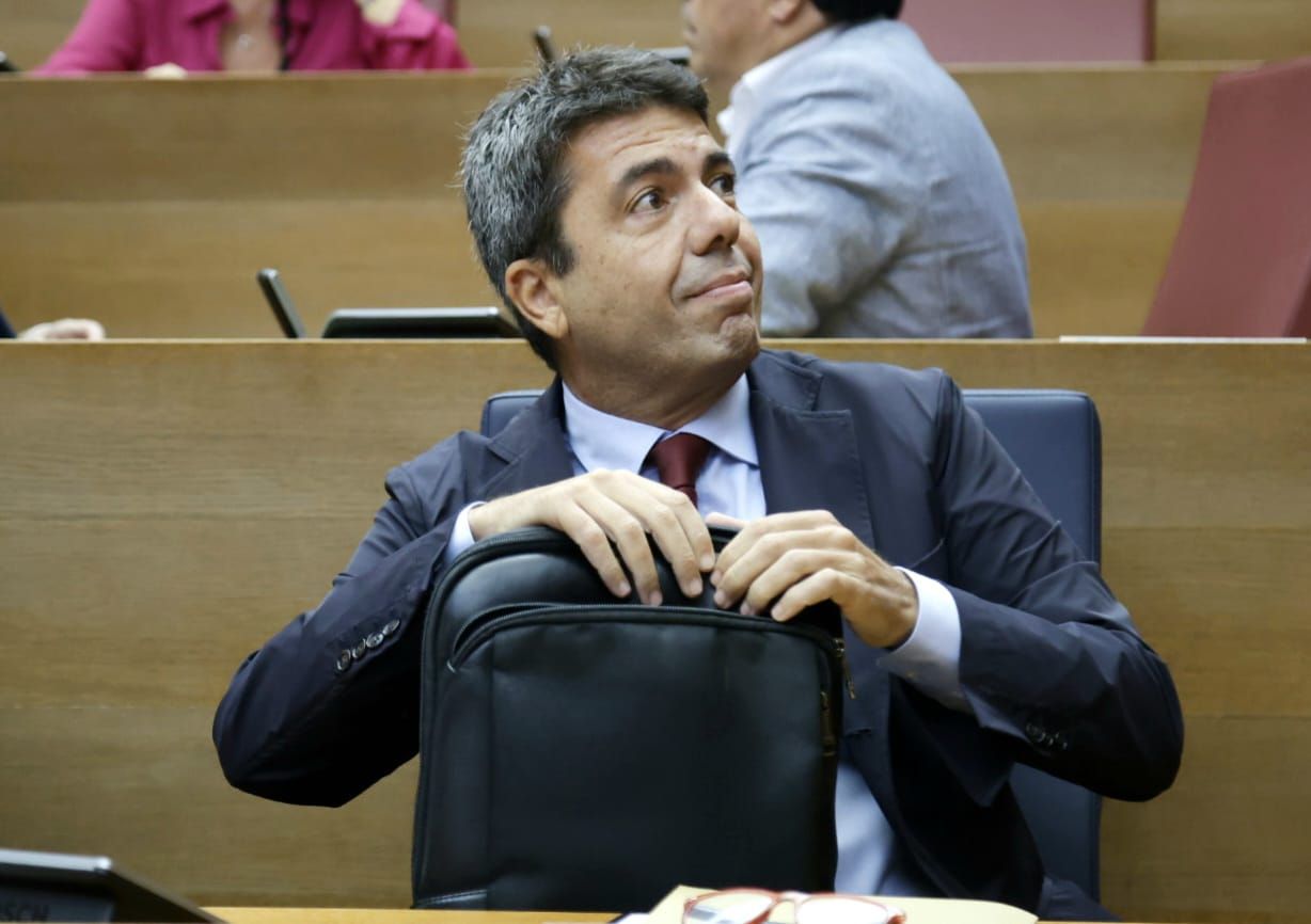 La última sesión de control a Mazón antes del cambio en el Consell