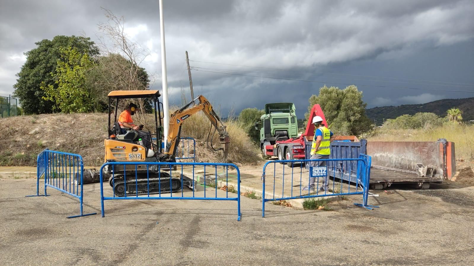 Las obras de instalación ya han comenzado.