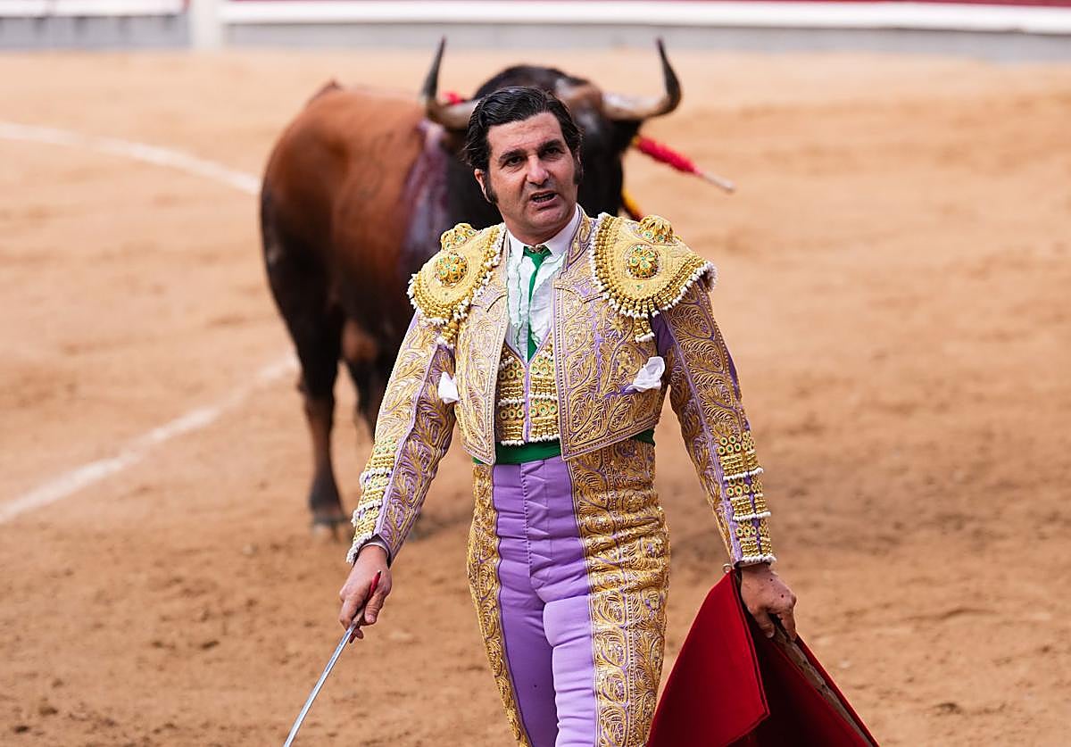 Morante, en la plaza de toros de Las Ventas.