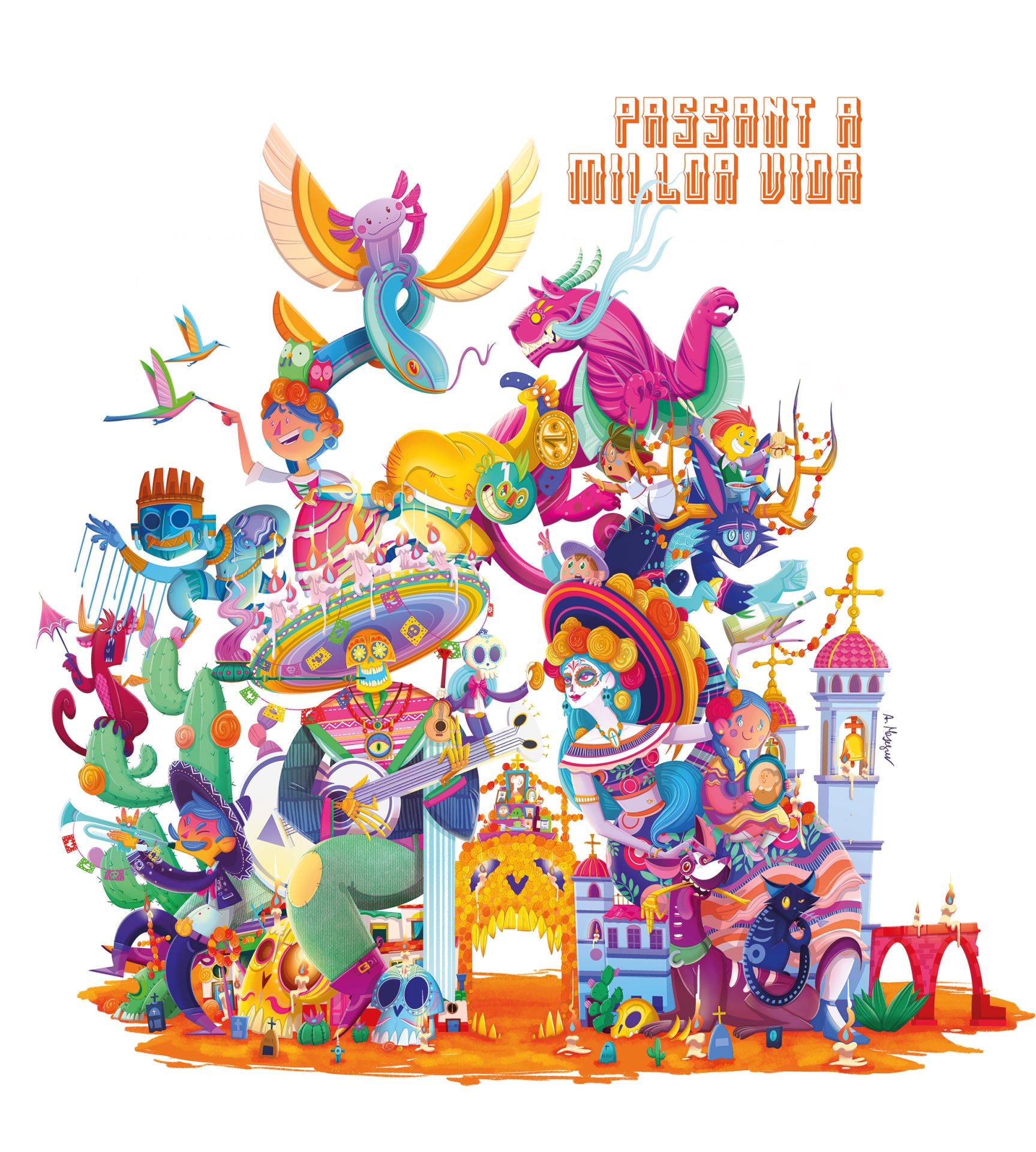 Falla de Cuba-Literato Azorín-P.Gisbert.