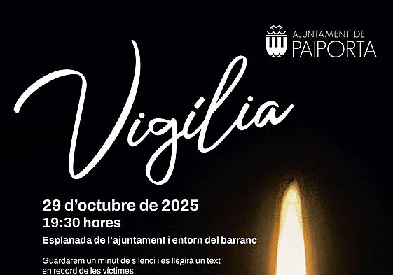 Cartel promocional de la vigilia.