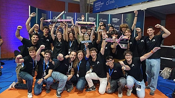 Estudiantes de la UPV hacen historia con su cohete Skybraker y se coronan campeones de Europa