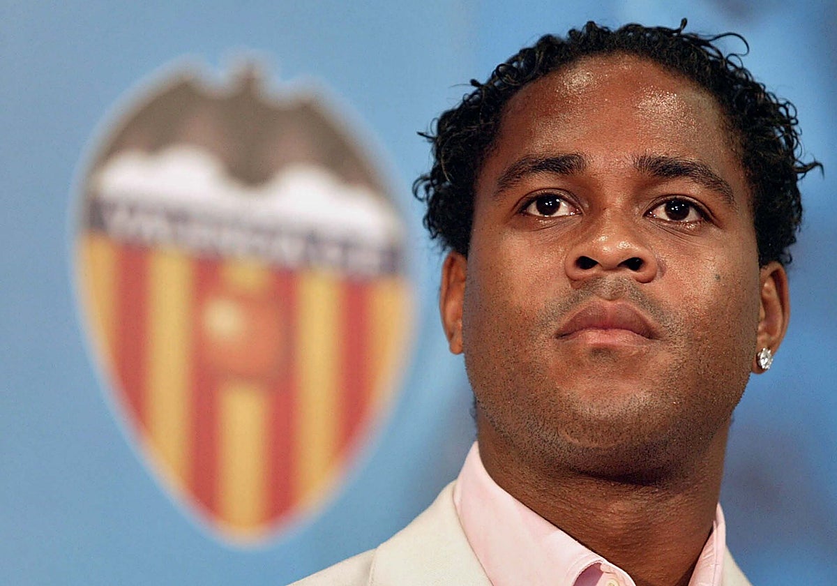 Patrick Kluivert, en su etapa como jugador del Valencia.