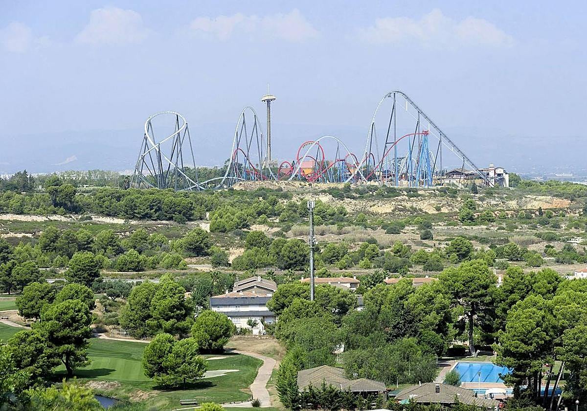 Vista de PortAventura World.