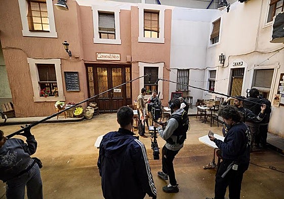 Rodaje de una secuencia de 'L'Alqueria Blanca'
