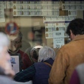 Una administración de lotería en una imagen de archivo.