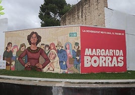 El mural es obra de Maria Ivanco, Alba Ramiro, Miguel Tinoco y Marina Veintimilla.