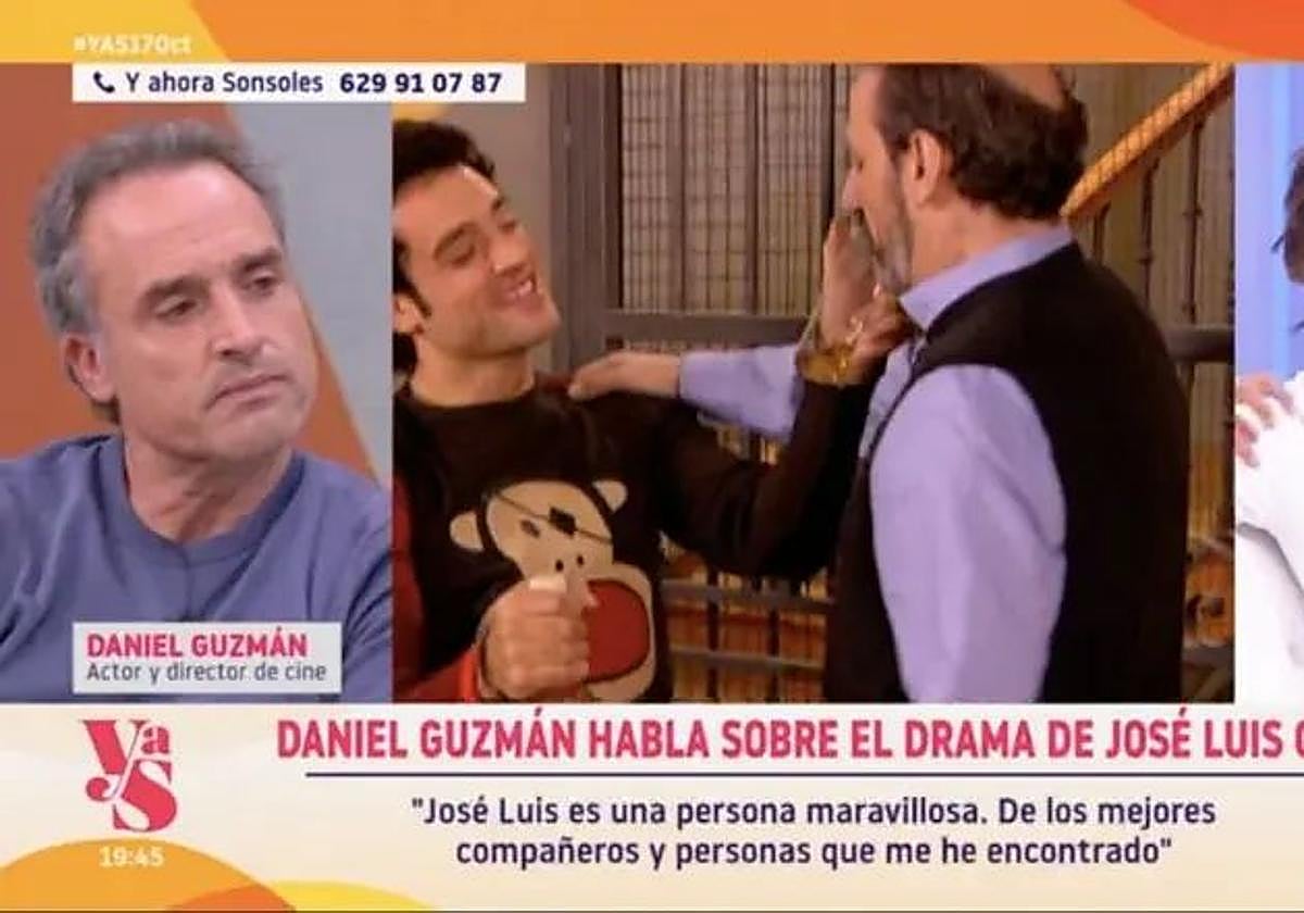 Daniel Guzmán en el plató de 'Y ahora Sonsoles'.