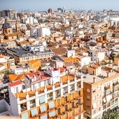 Vista aérea de Valencia, en una imagen de archivo.