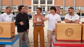 El jurado, durante el programa de este lunes.