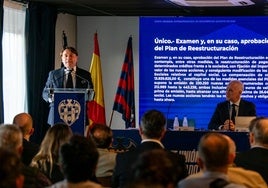 Danvila, durante su comparecencia inicial en la Junta.