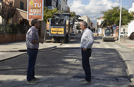 Moncofa asfalta el principal vial de salida del municipio