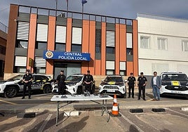 Presentación de los nuevos drones este martes.