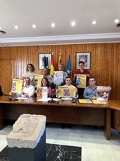 Los participantes en la presentación de la programación de la Fira de Fires.