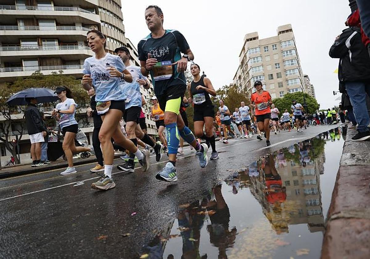 Una imagen de archivo del Medio Maratón de Valencia.